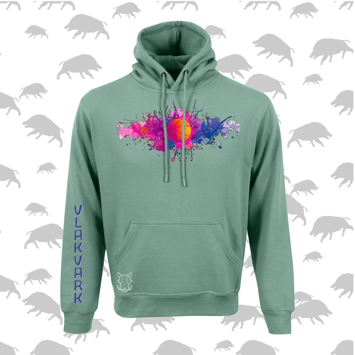 Vlakvark Hoodie V Mans en Dames