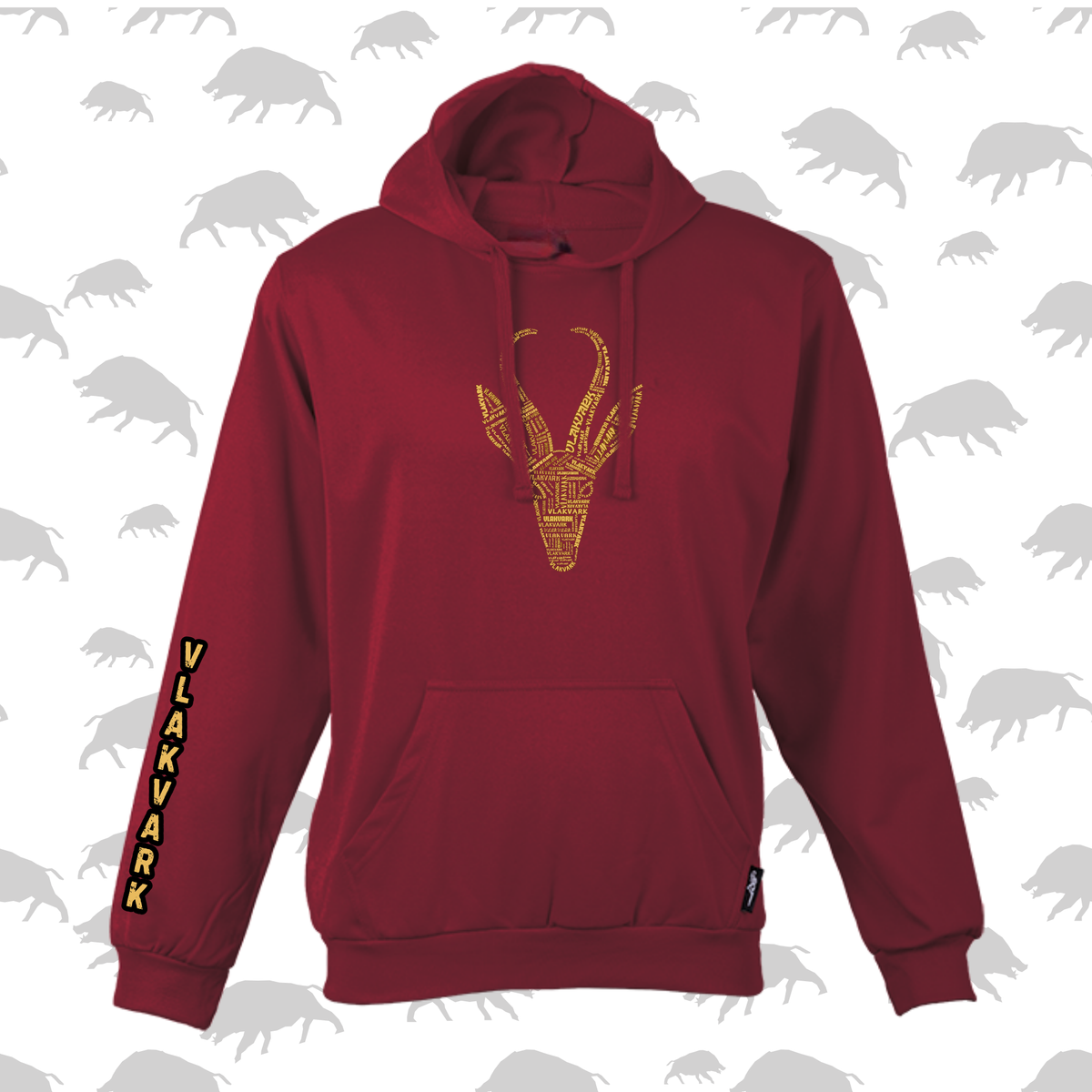 Vlakvark Hoodie vir Mans en Dames (A)