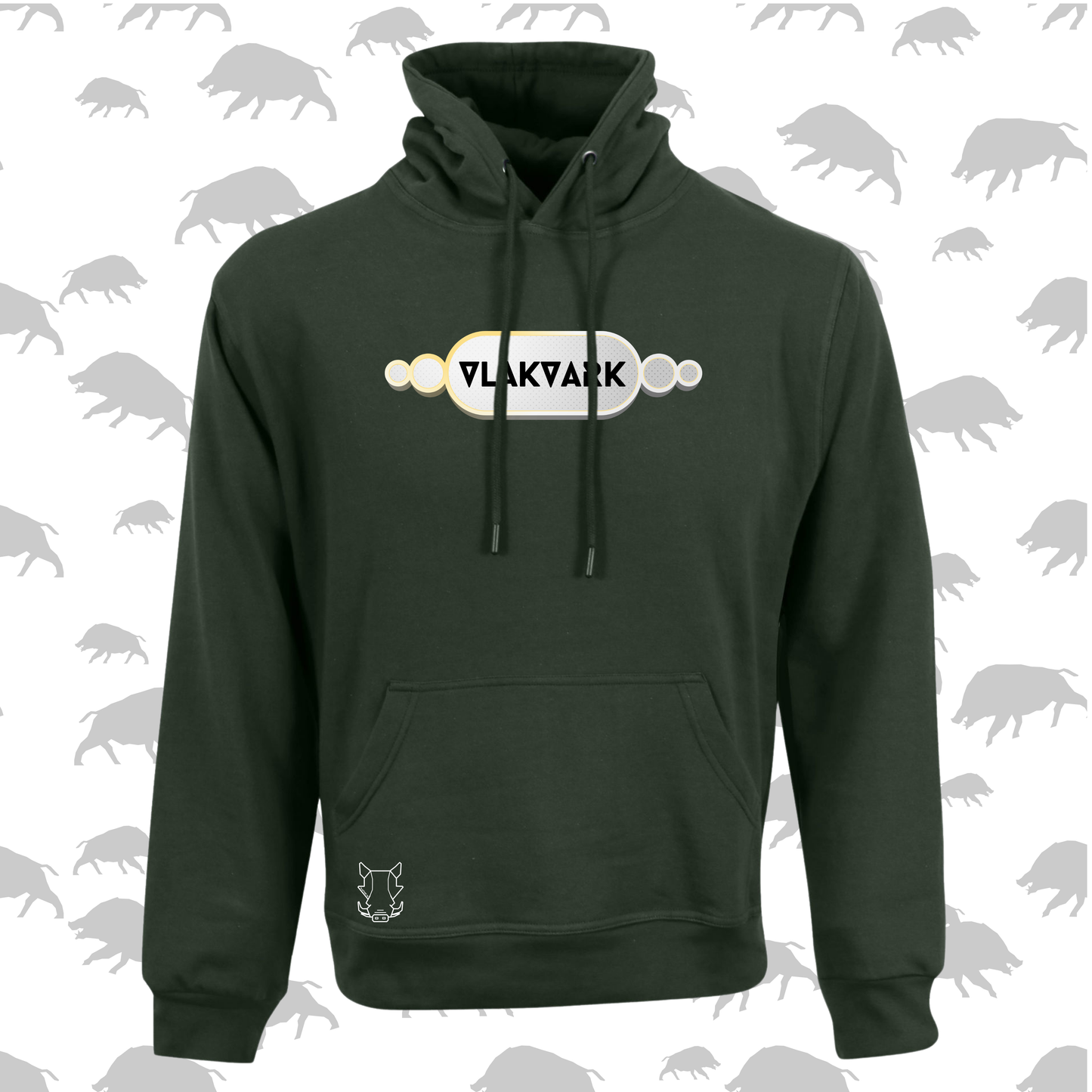 Vlakvark Hoodie V Mans en Dames (A)