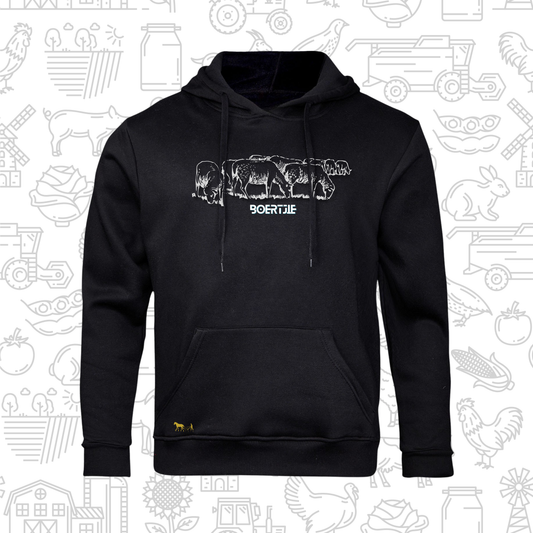 Boertjie Hoodie V Mans en Dames (M)