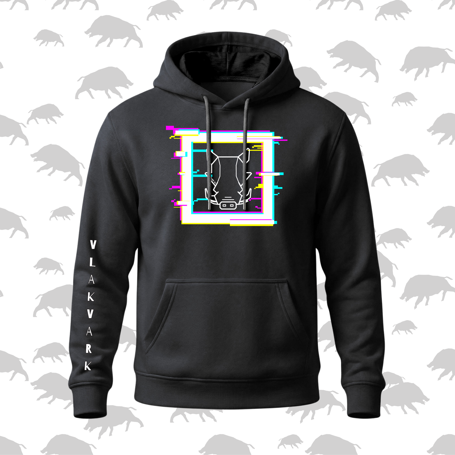 Vlakvark Hoodie V Mans en Dames (A)