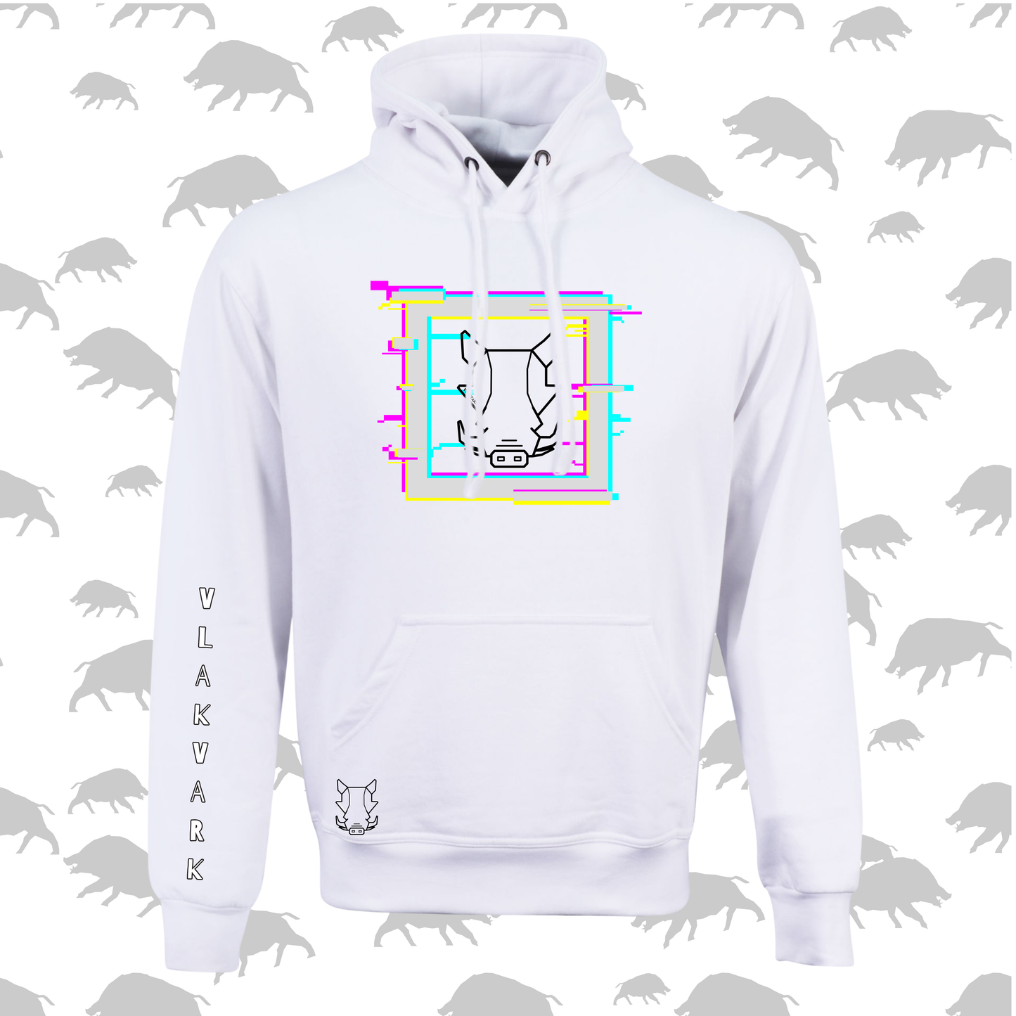 Vlakvark Hoodie V Mans en Dames (A)