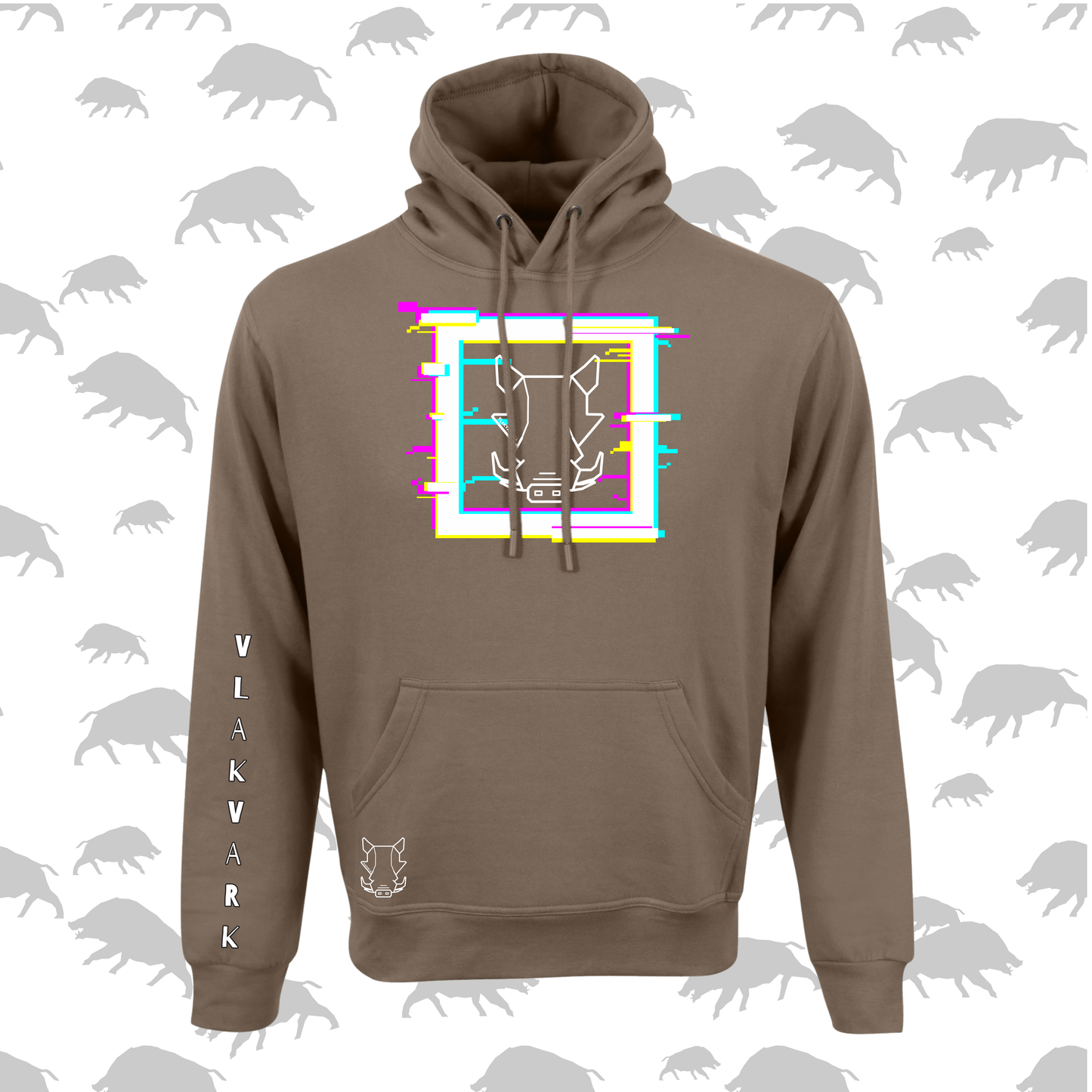 Vlakvark Hoodie V Mans en Dames (A)