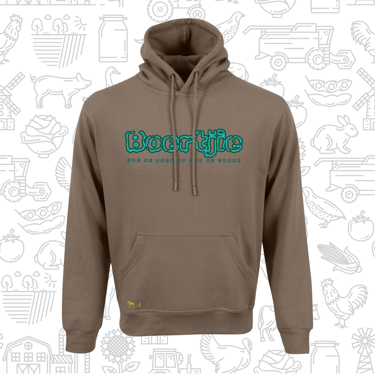 Boertjie Hoodie V Mans en Dames (M)