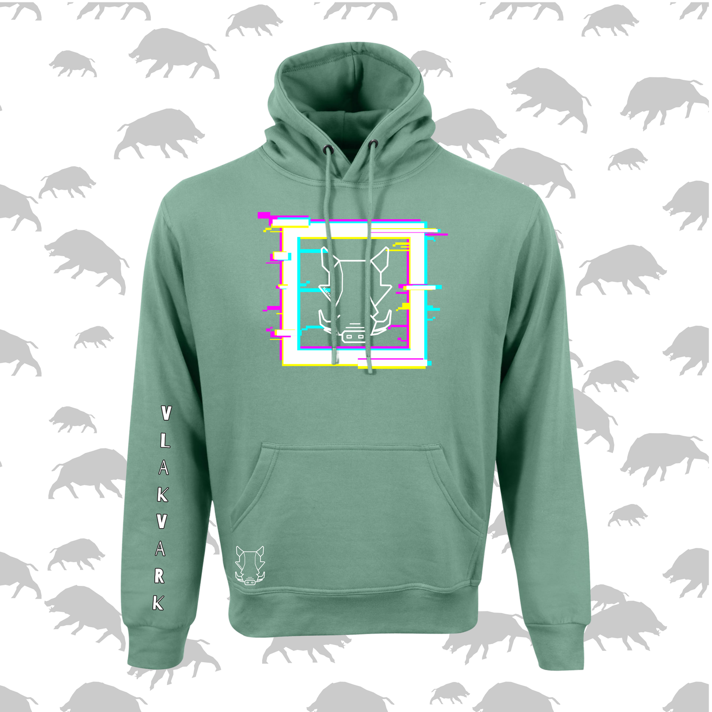 Vlakvark Hoodie V Mans en Dames (A)