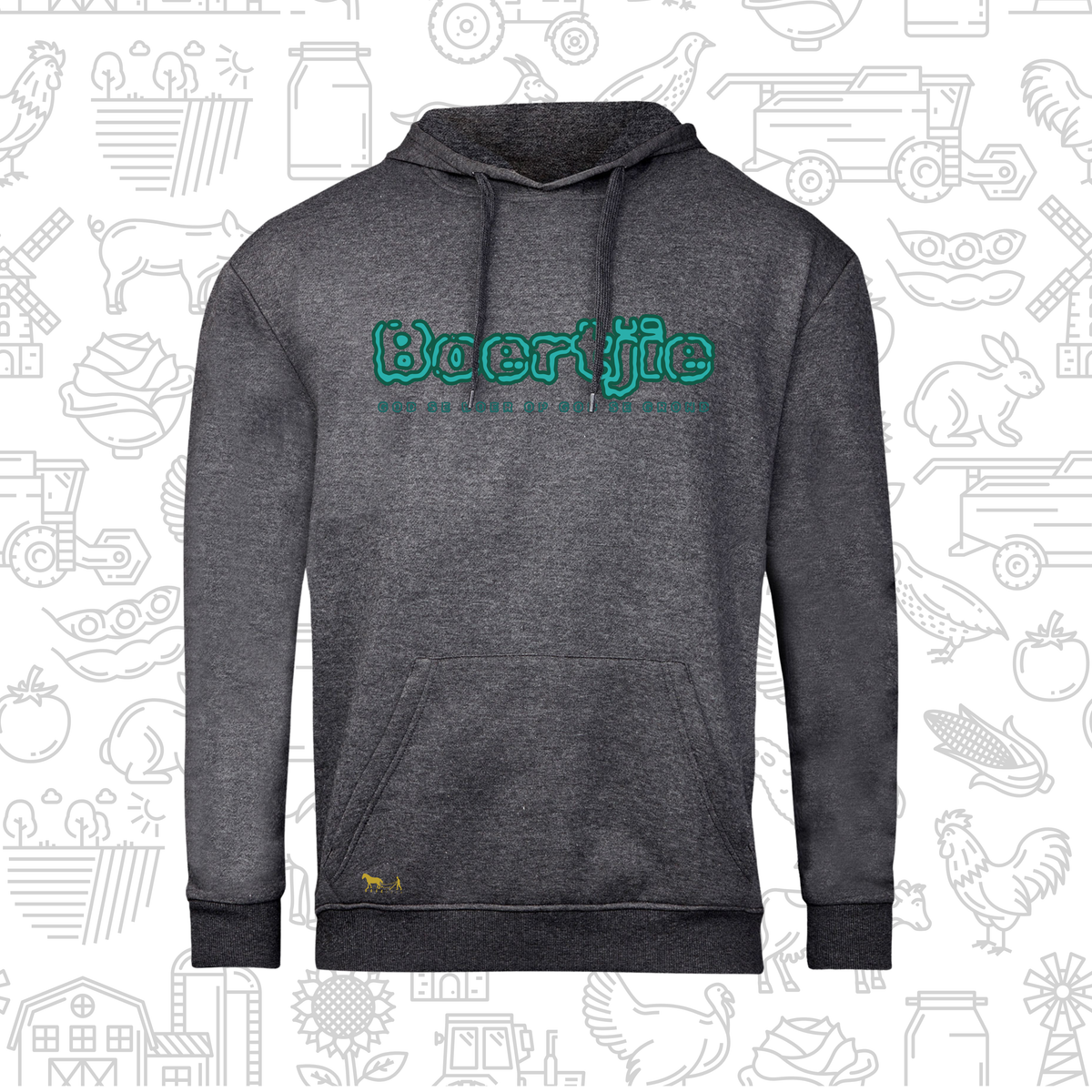Boertjie Hoodie V Mans en Dames (M)