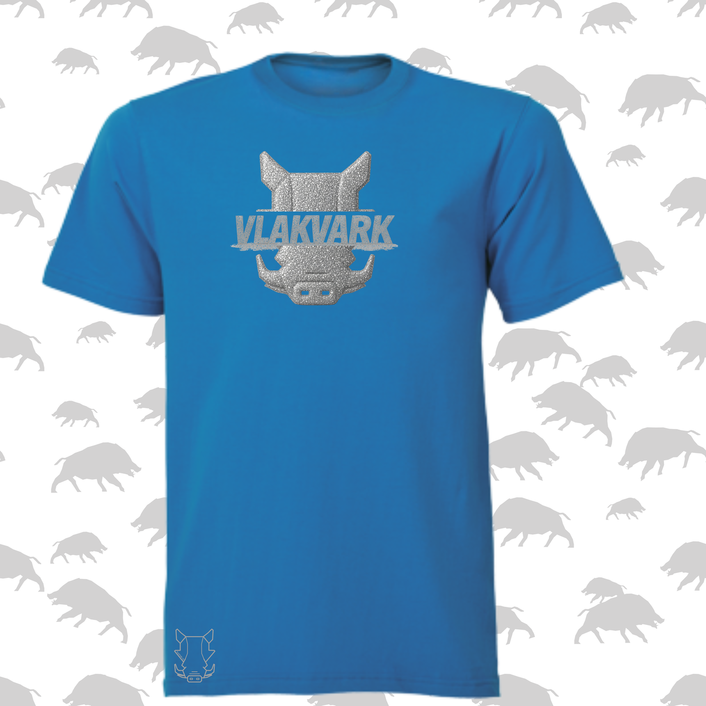 Vlakvark Silver T-Hemp vir Mans (b)
