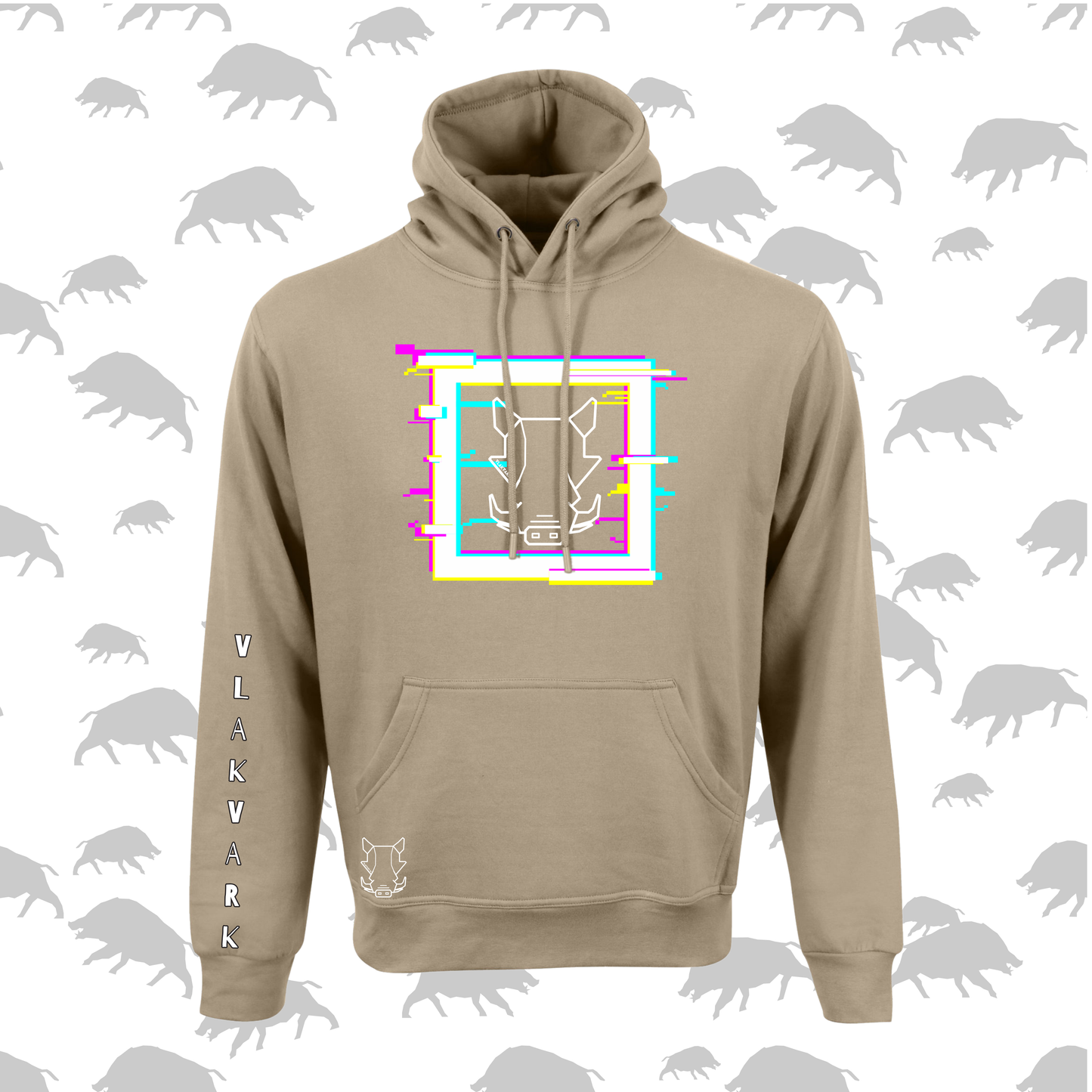 Vlakvark Hoodie V Mans en Dames (A)