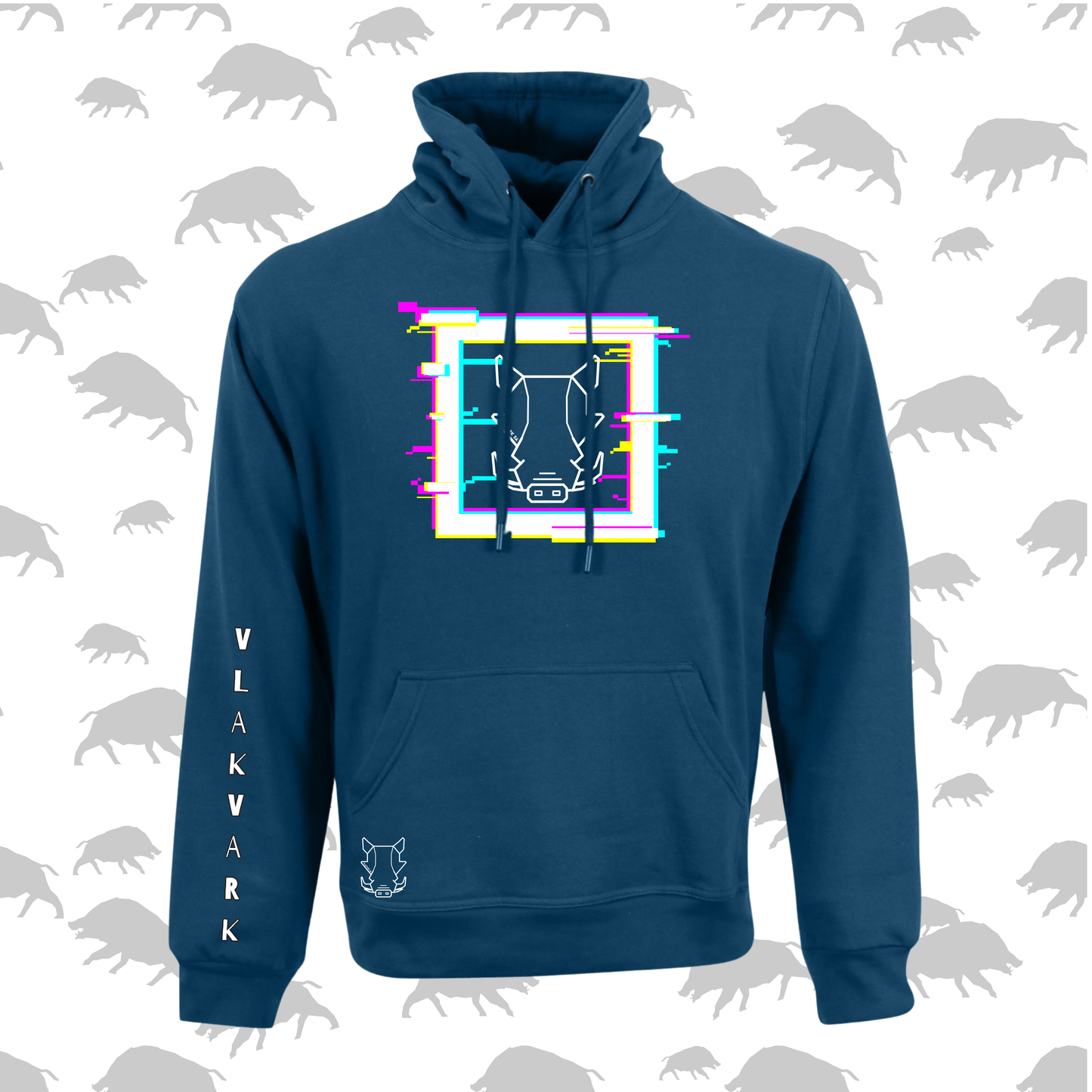 Vlakvark Hoodie V Mans en Dames (A)