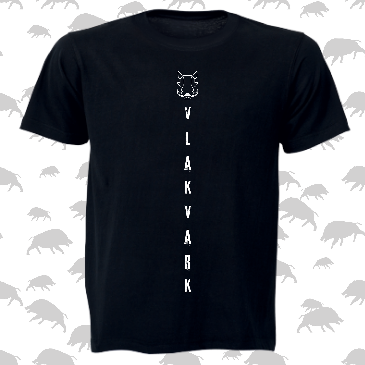 Vlakvark Tribal Stripes 2 T-Hemp vir Mans (b)