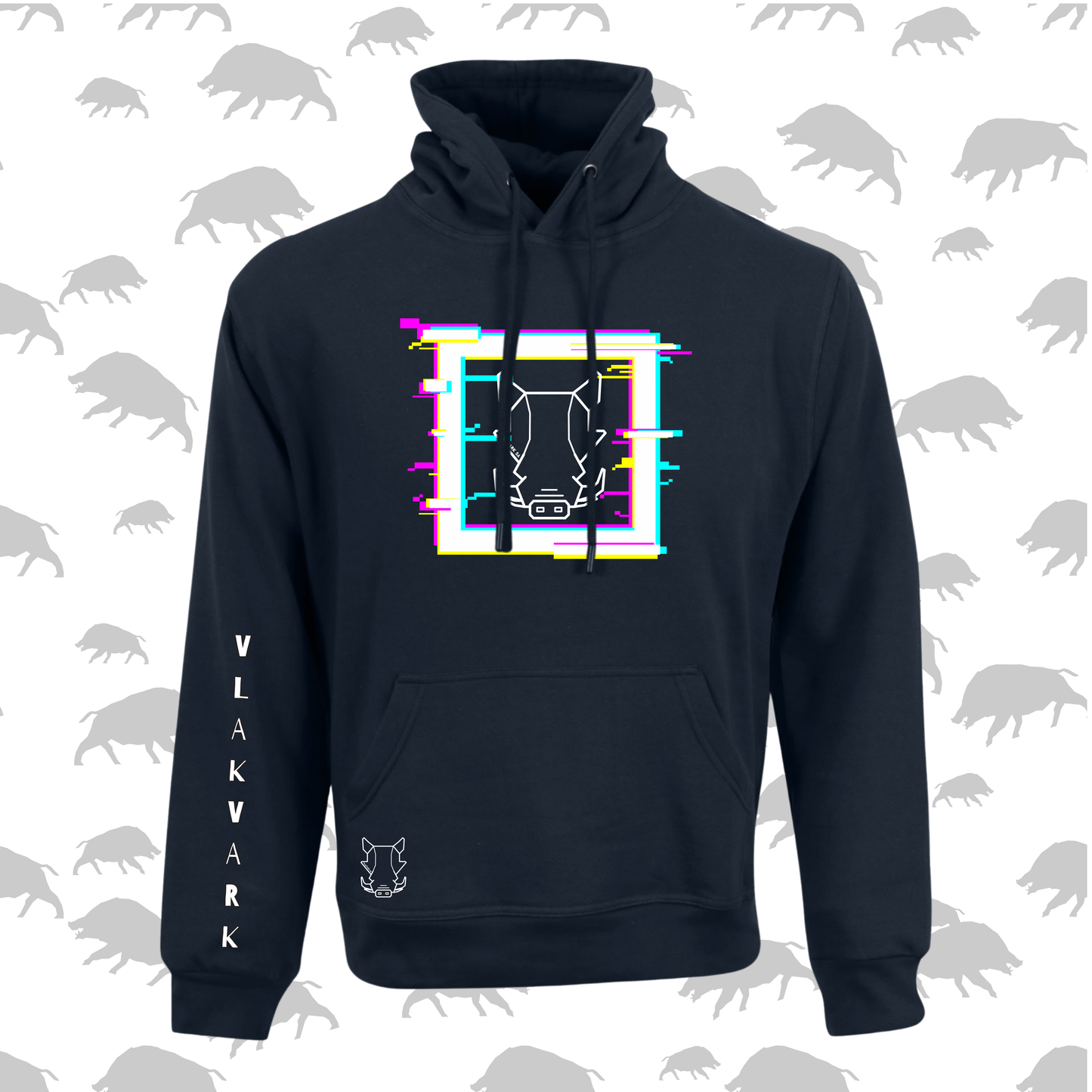 Vlakvark Hoodie V Mans en Dames (A)
