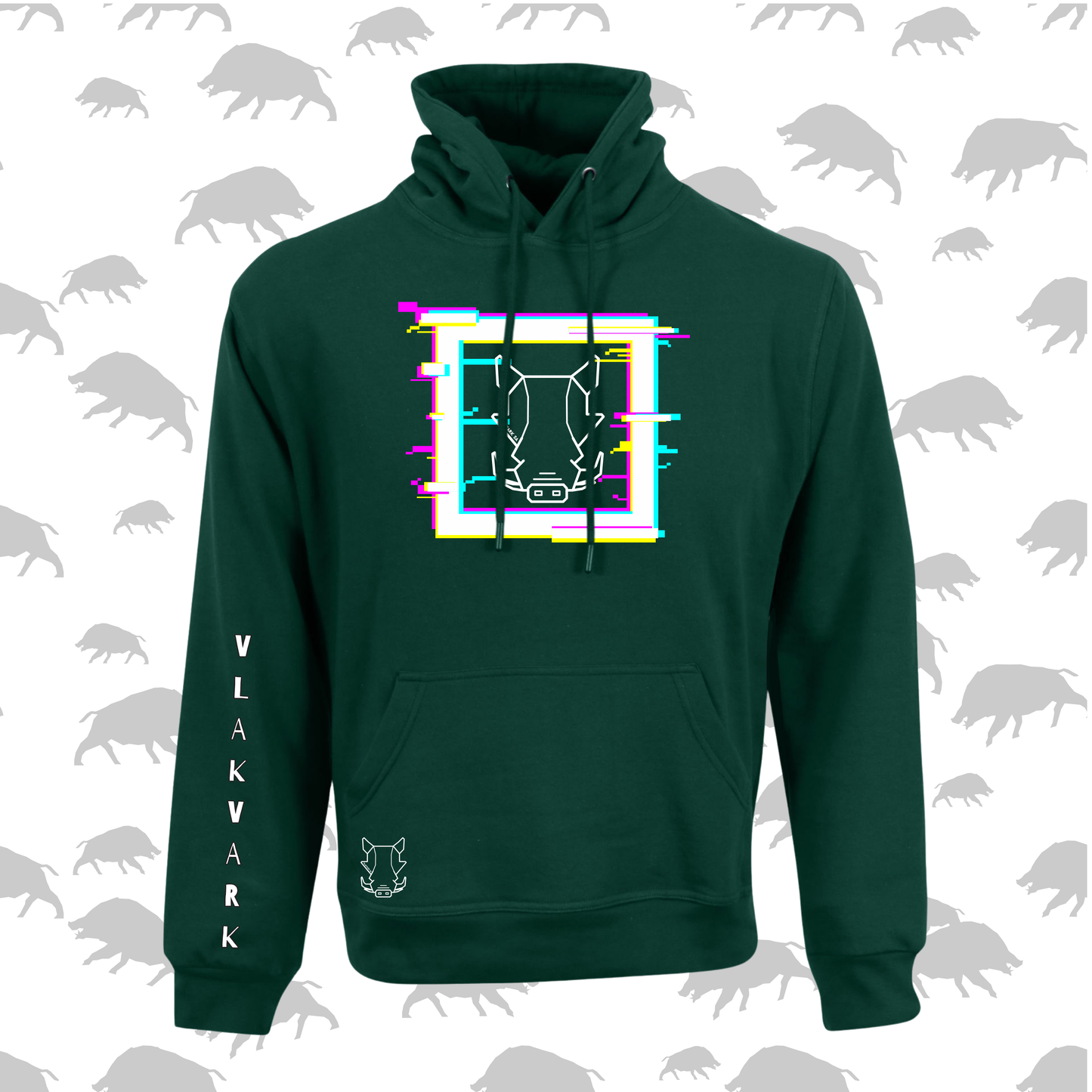 Vlakvark Hoodie V Mans en Dames (A)