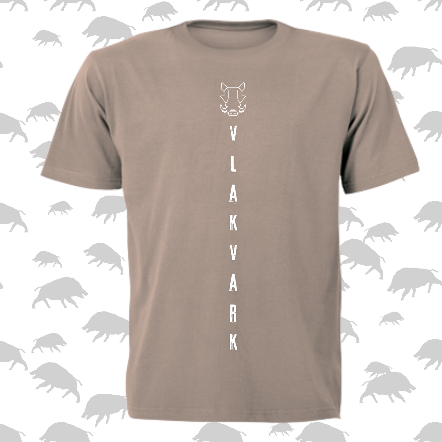 Vlakvark Tribal Stripes 2 T-Hemp vir Mans (b)