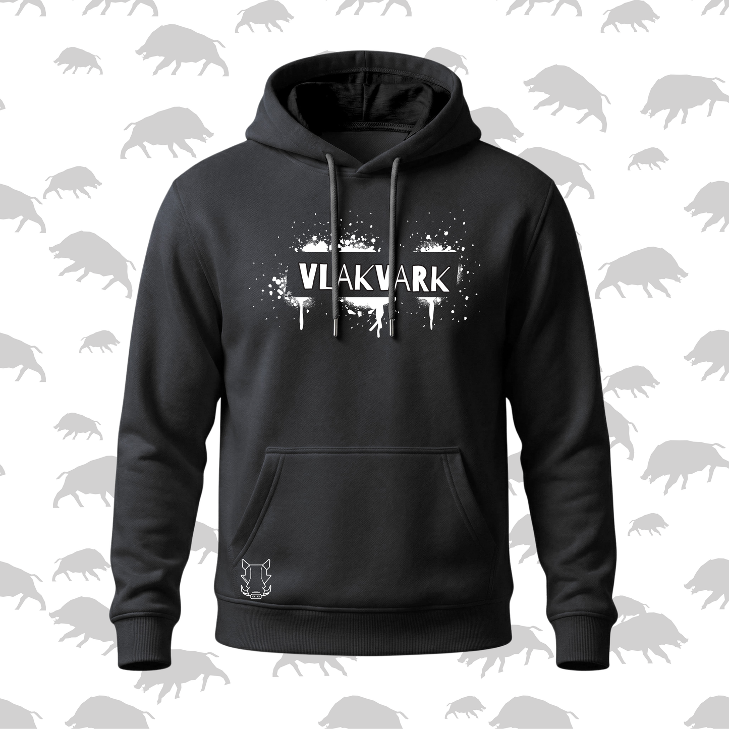 Vlakvark Hoodie V Mans en Dames (A)