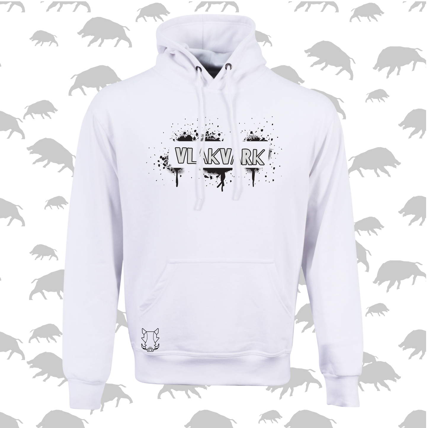 Vlakvark Hoodie V Mans en Dames (A)