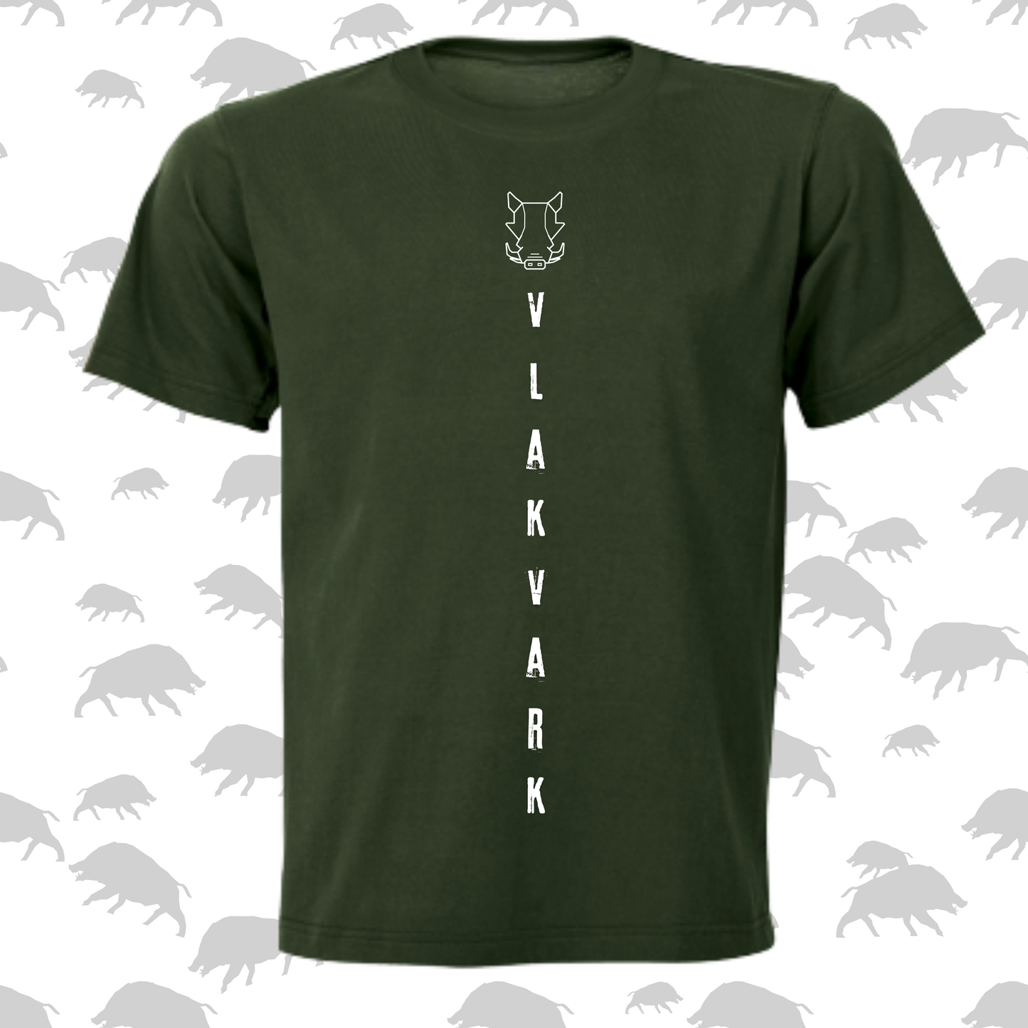 Vlakvark Tribal Stripes 2 T-Hemp vir Mans (b)