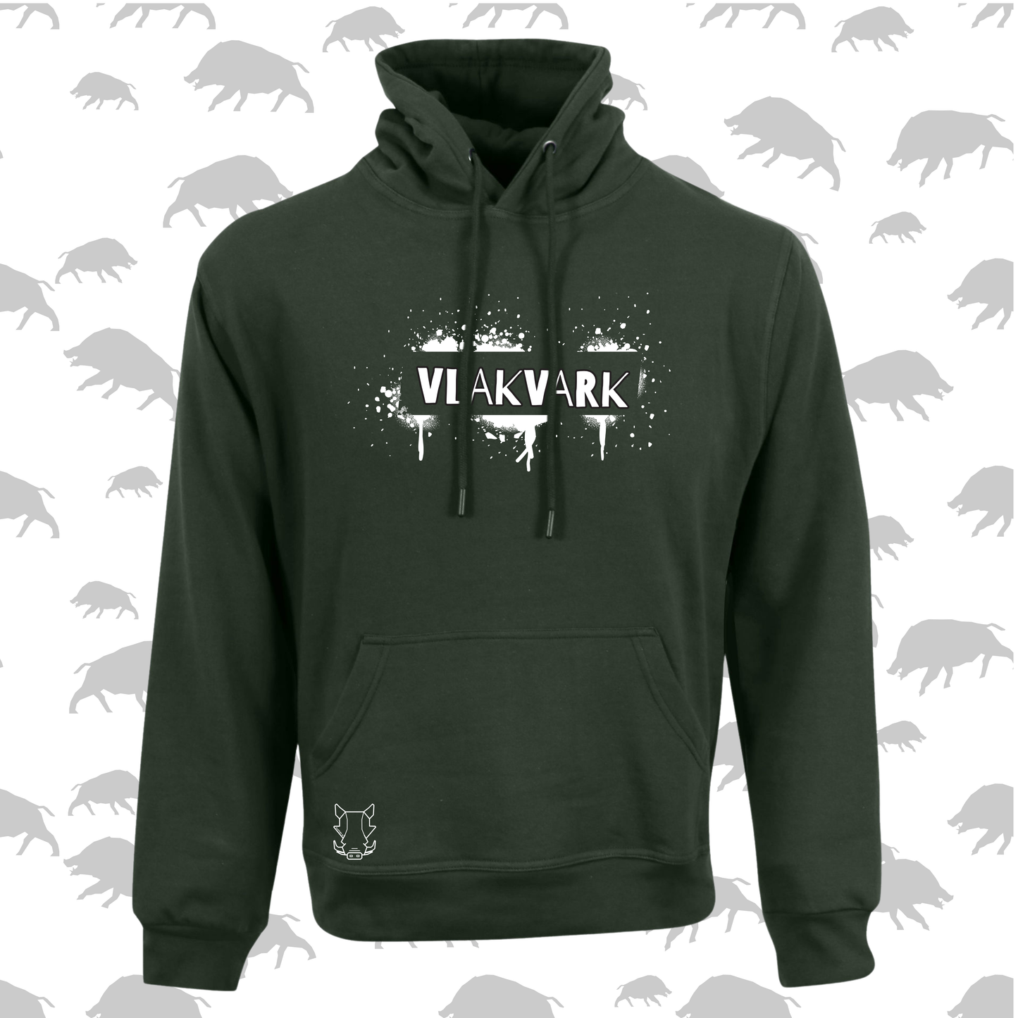 Vlakvark Hoodie V Mans en Dames (A)