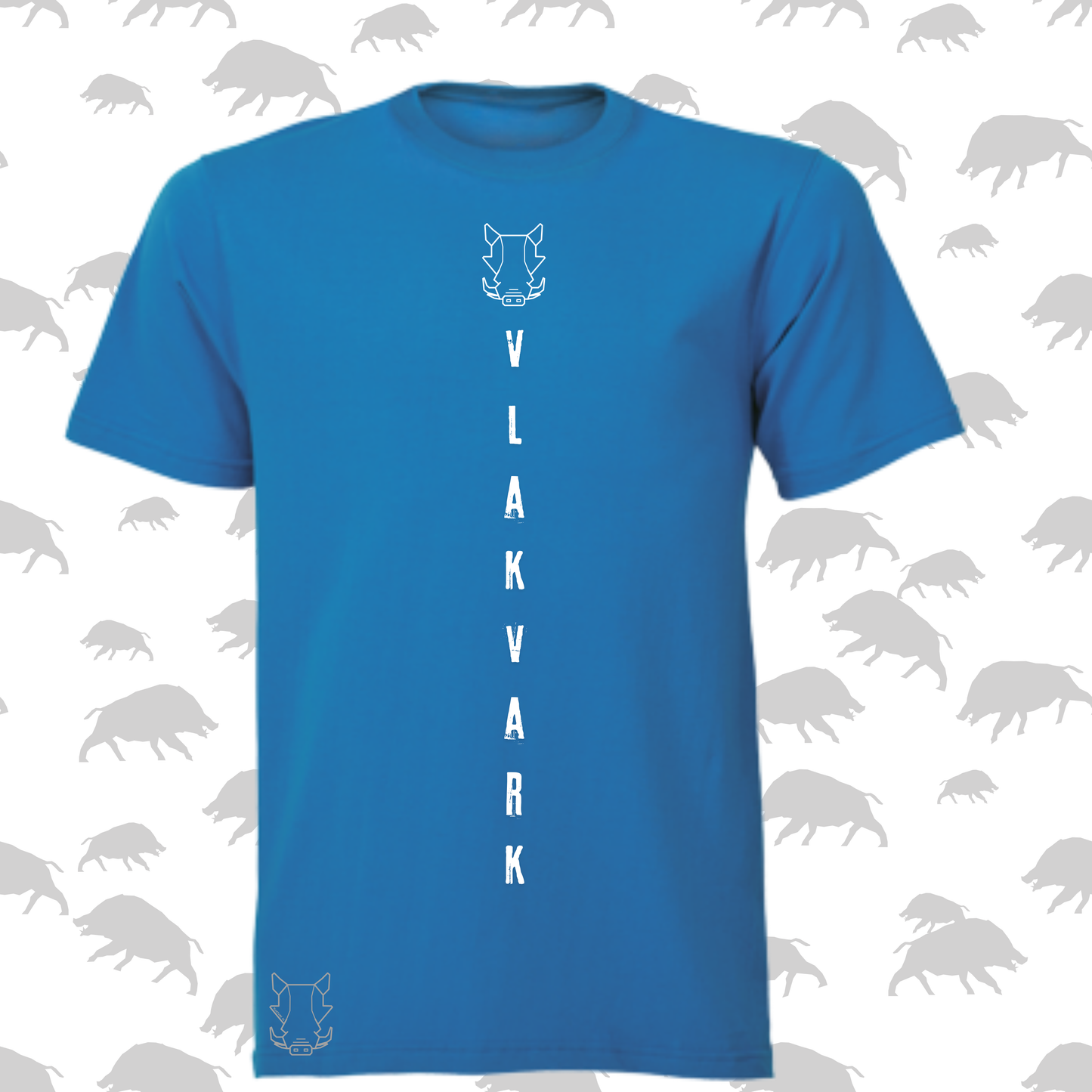 Vlakvark Tribal Stripes 2 T-Hemp vir Mans (b)