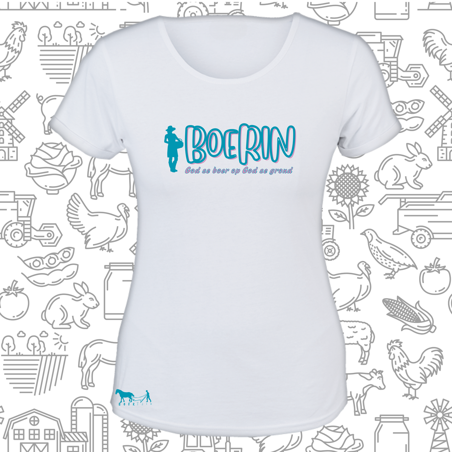 Boerin M T-Hemp vir Dames