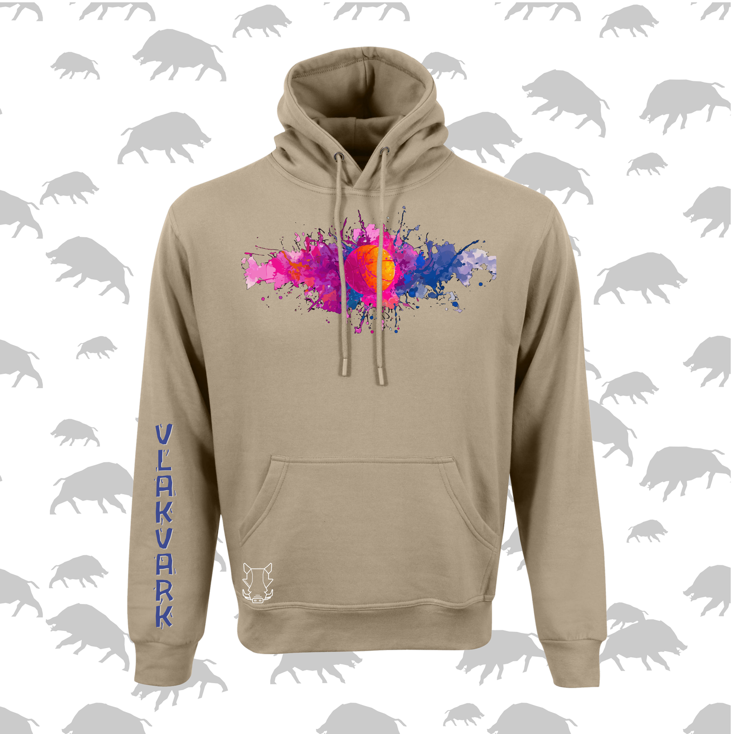 Vlakvark Hoodie V Mans en Dames