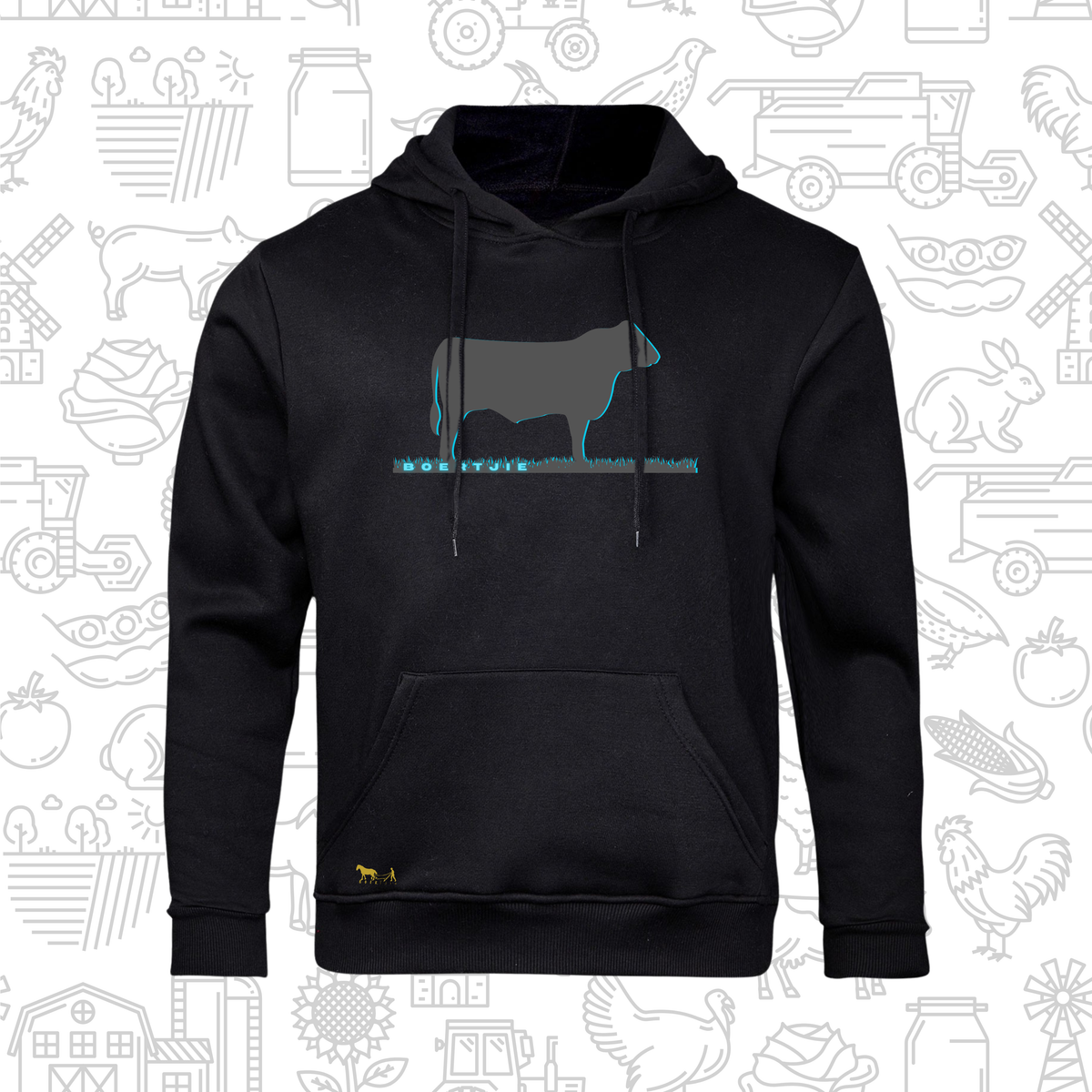 Boertjie Hoodie V Mans en Dames (M)