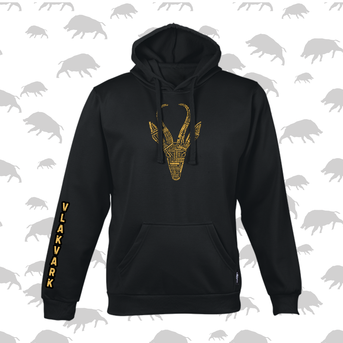 Vlakvark Hoodie vir Mans en Dames (A)