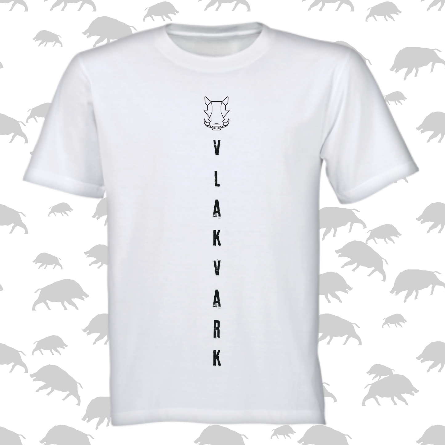 Vlakvark Tribal Stripes 2 T-Hemp vir Mans (b)