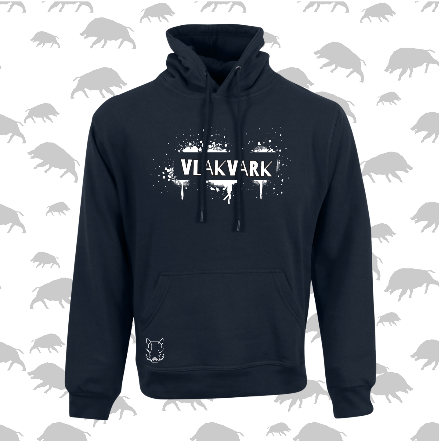 Vlakvark Hoodie V Mans en Dames (A)