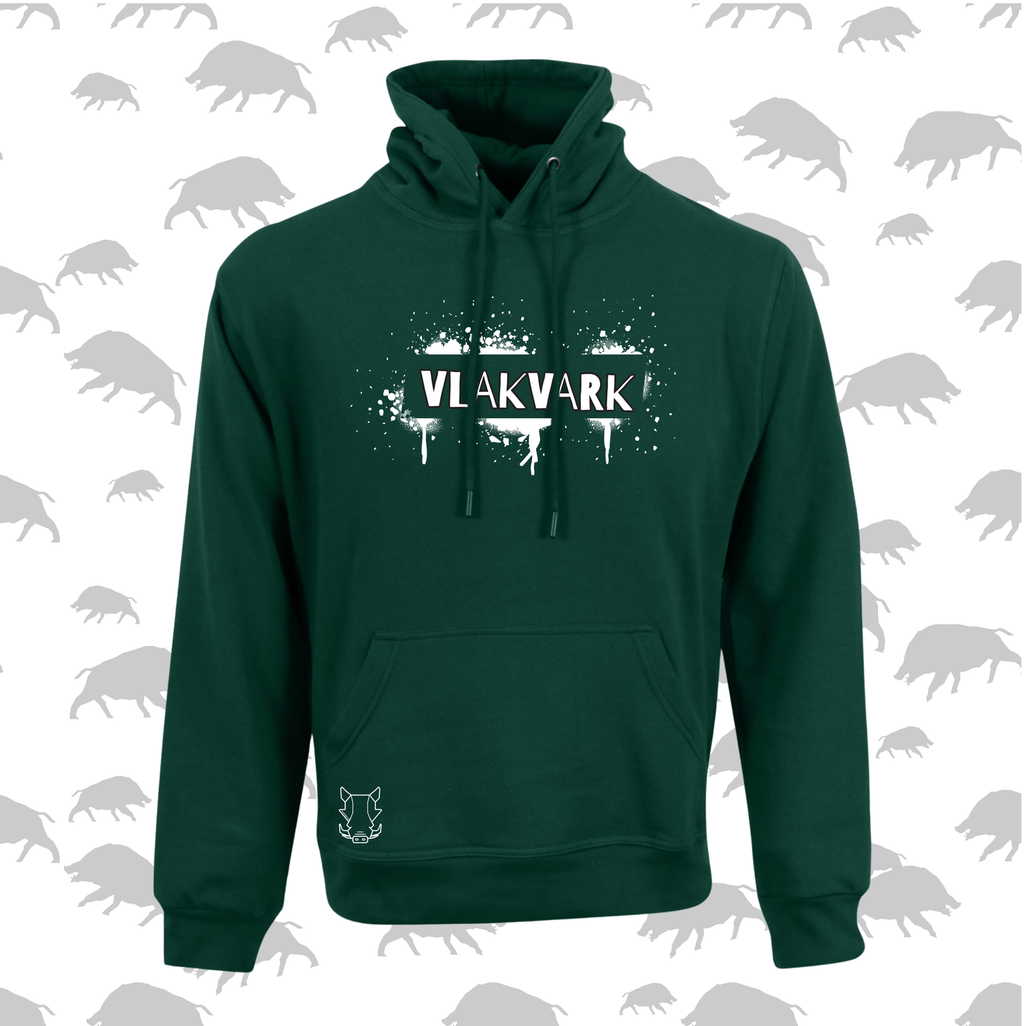 Vlakvark Hoodie V Mans en Dames (A)