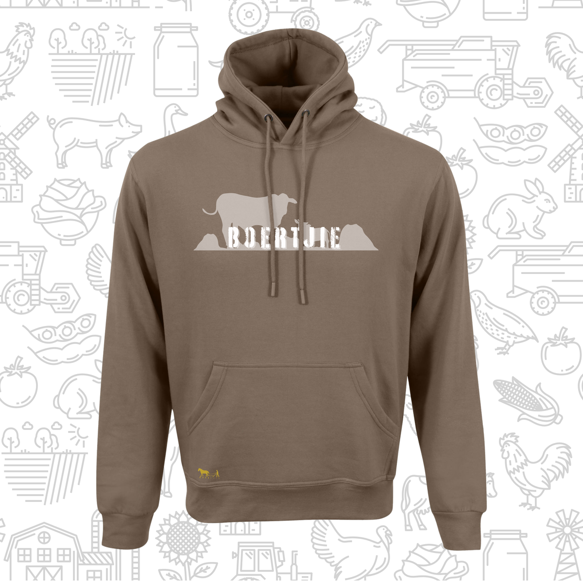 Boertjie Hoodie V Mans en Dames (M)