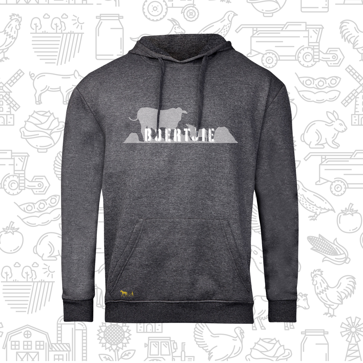 Boertjie Hoodie V Mans en Dames (M)