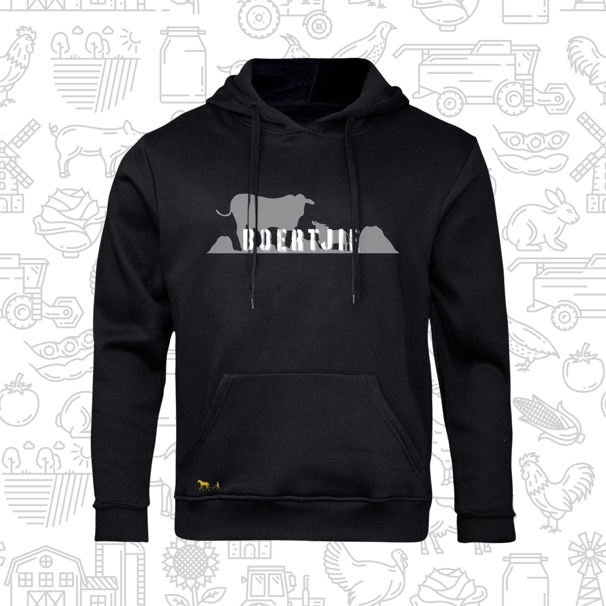 Boertjie Hoodie V Mans en Dames (M)