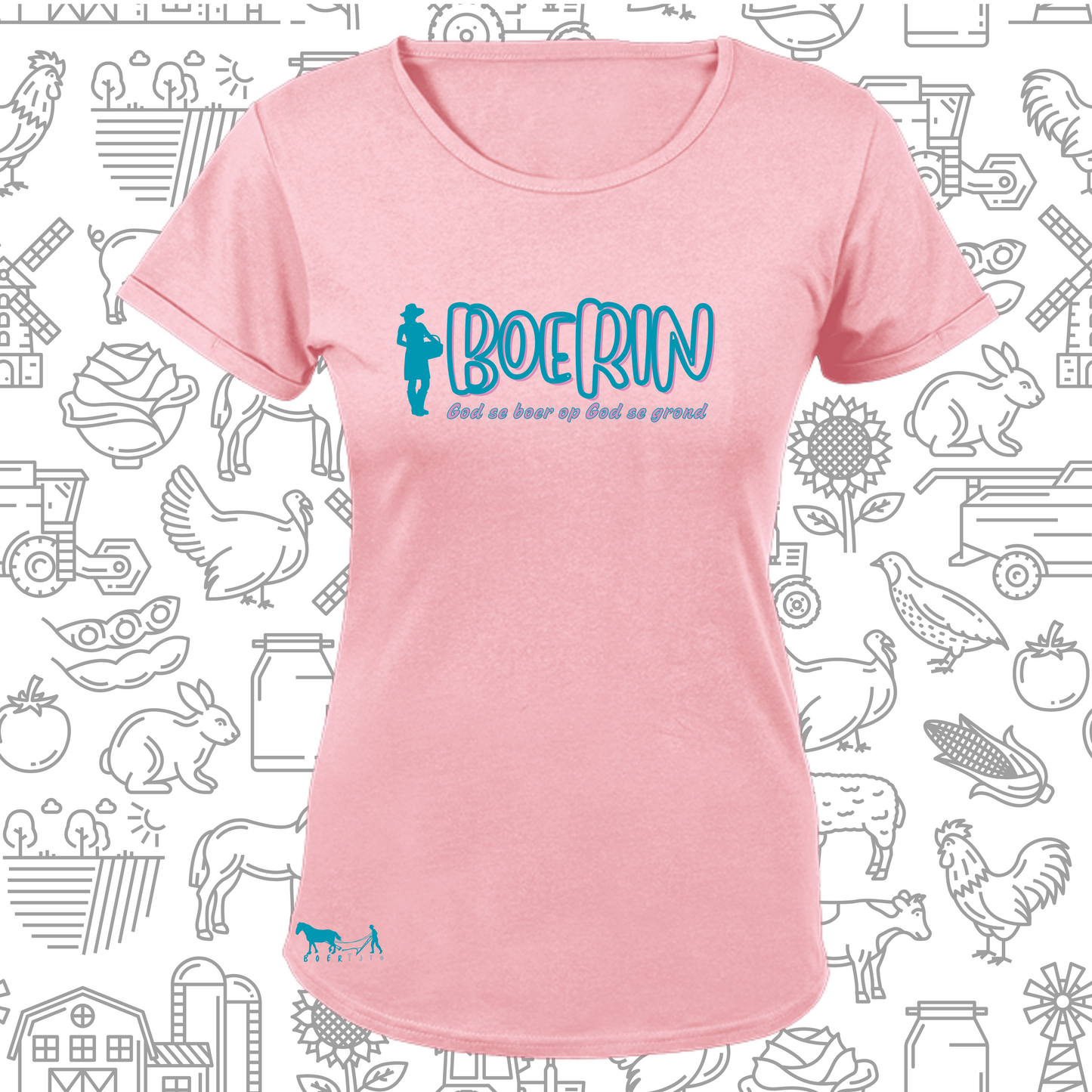 Boerin M T-Hemp vir Dames