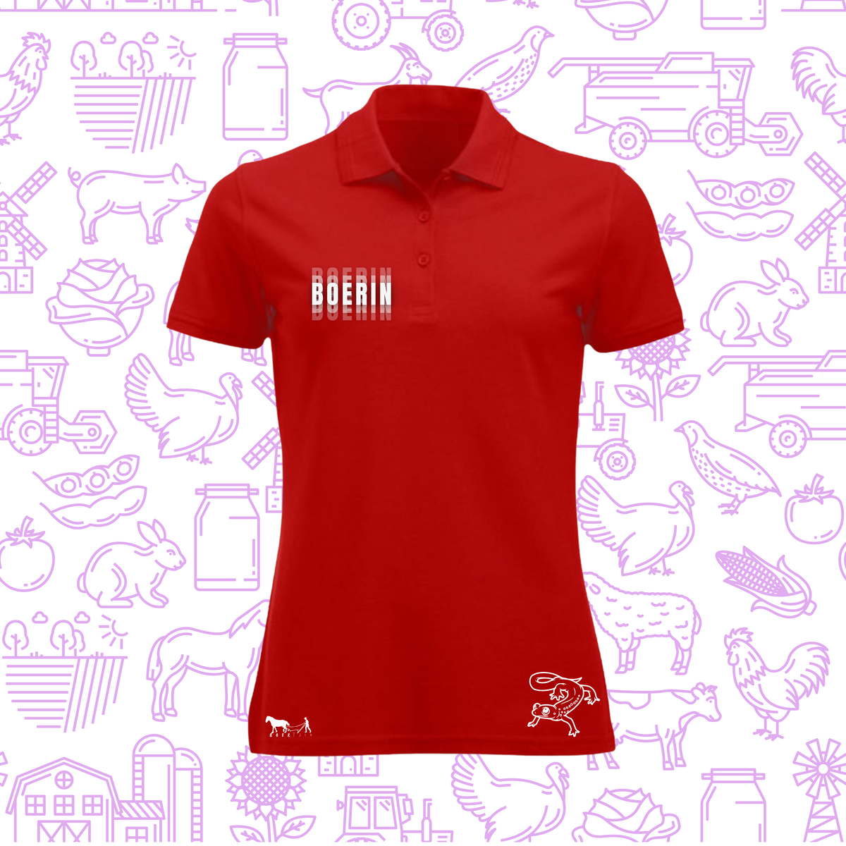 Boertjie Golf Shirts For Ladies