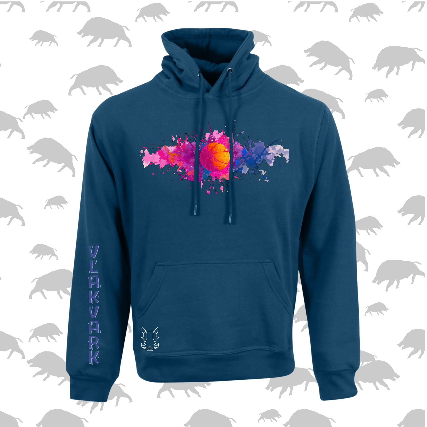 Vlakvark Hoodie V Mans en Dames
