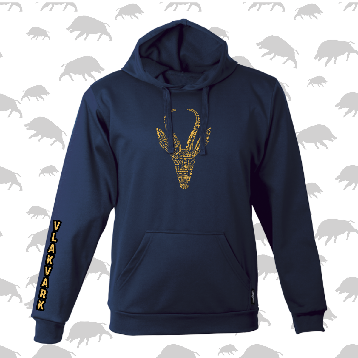 Vlakvark Hoodie vir Mans en Dames (A)
