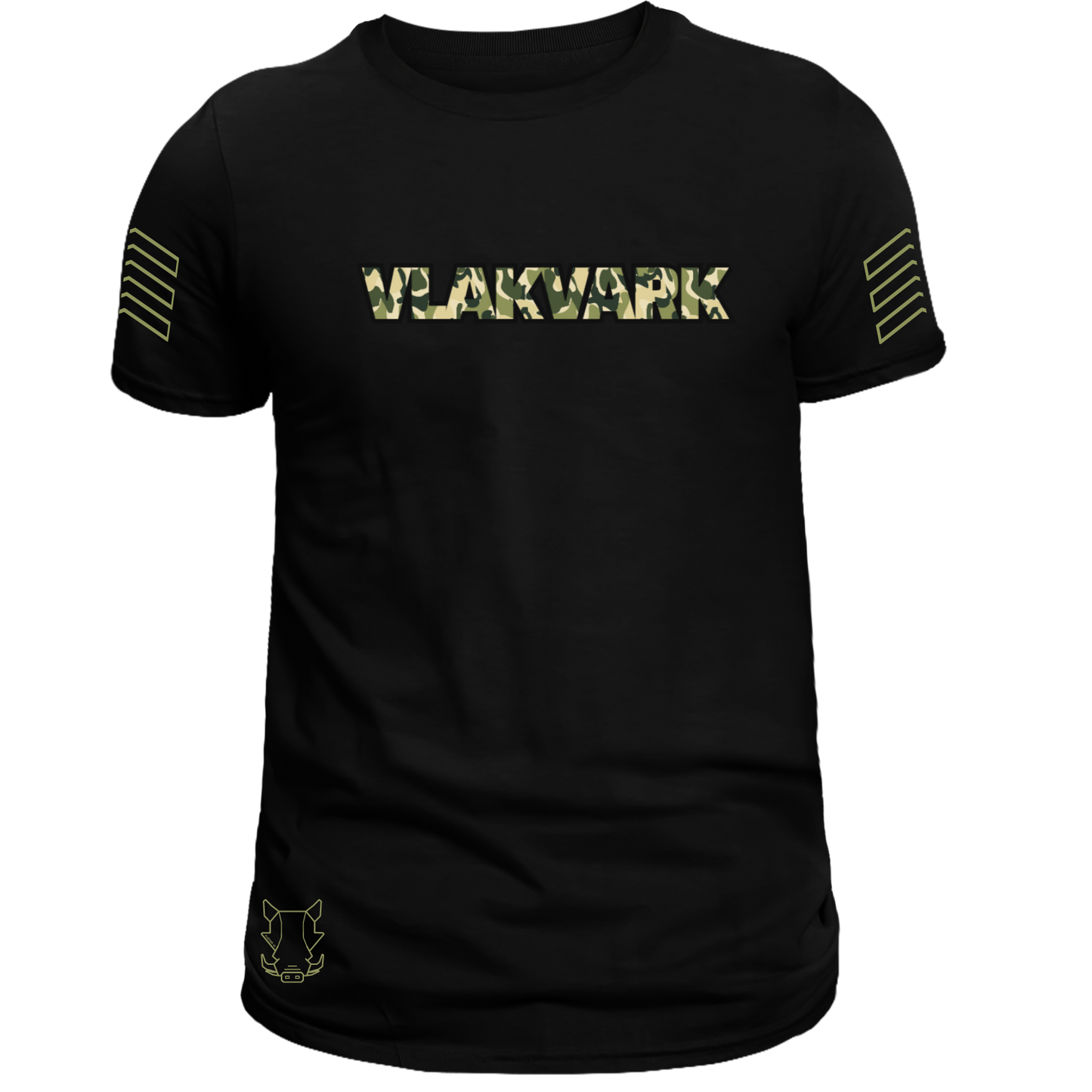 Vlakvark T-Hemp Camo Mans