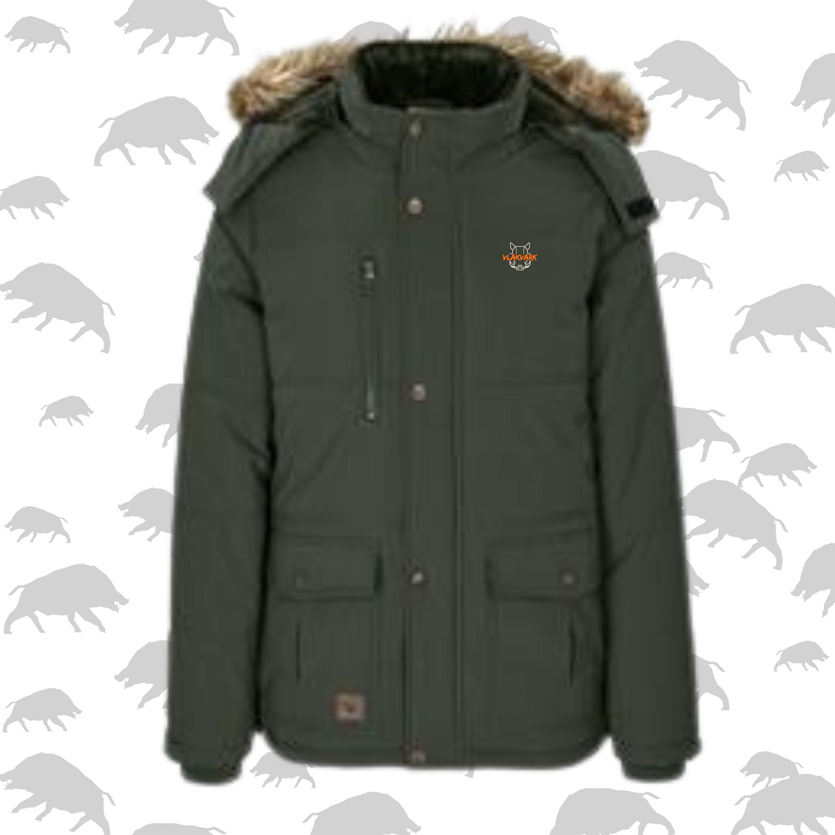 Vlakvark Parka Baadjies vir Mans en Dames(a)