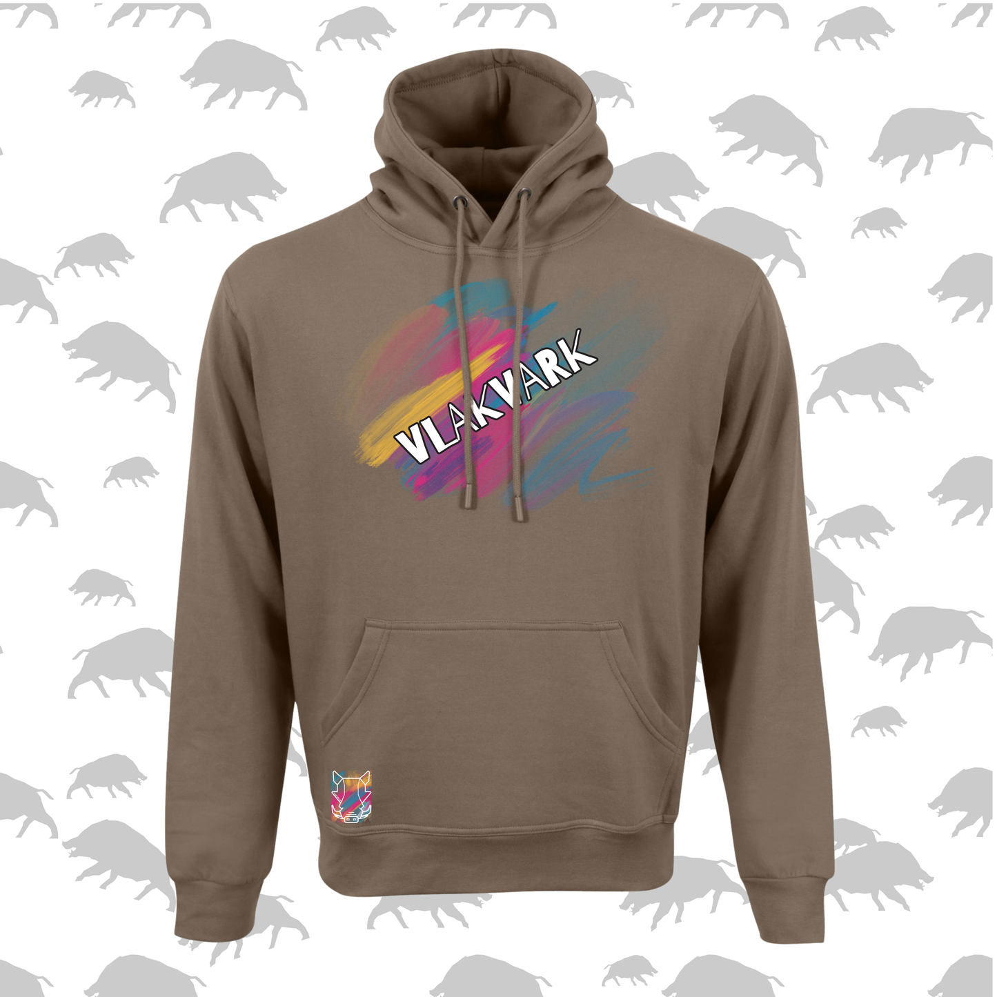 Vlakvark Hoodie V Mans en Dames (A)