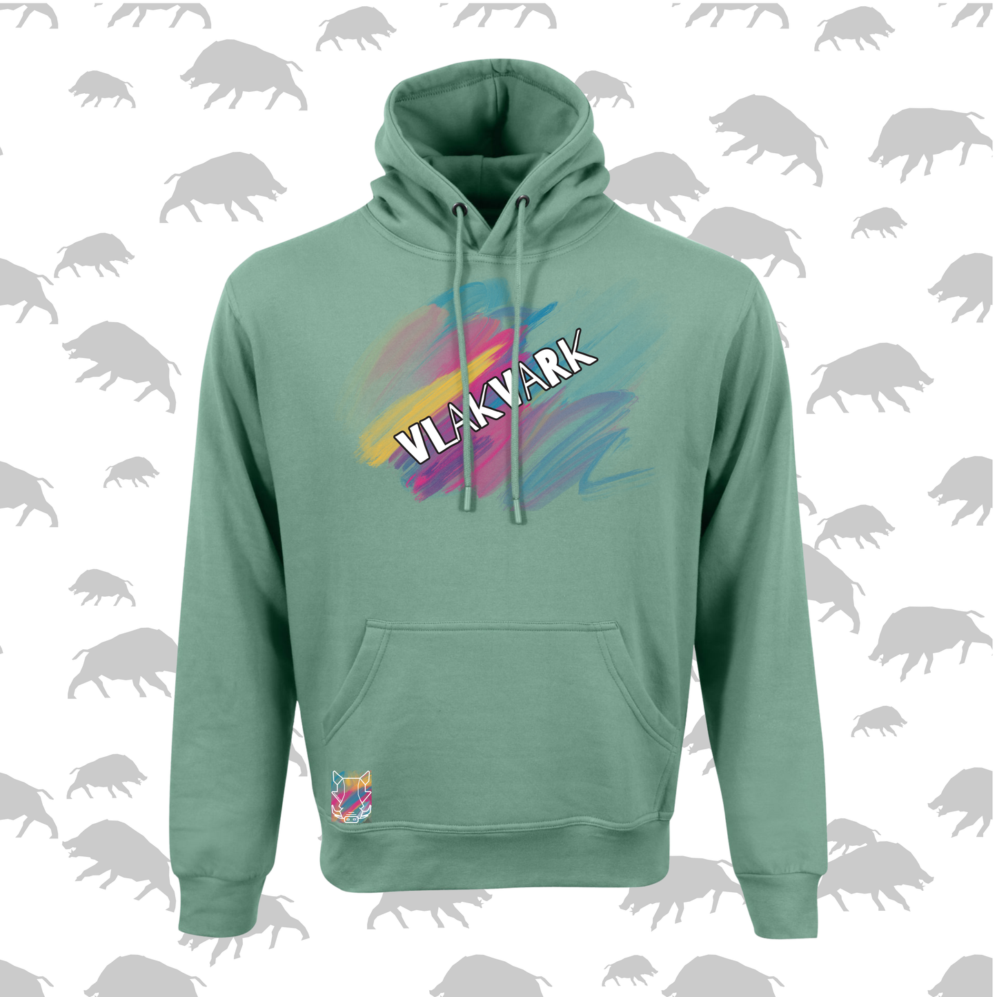 Vlakvark Hoodie V Mans en Dames (A)