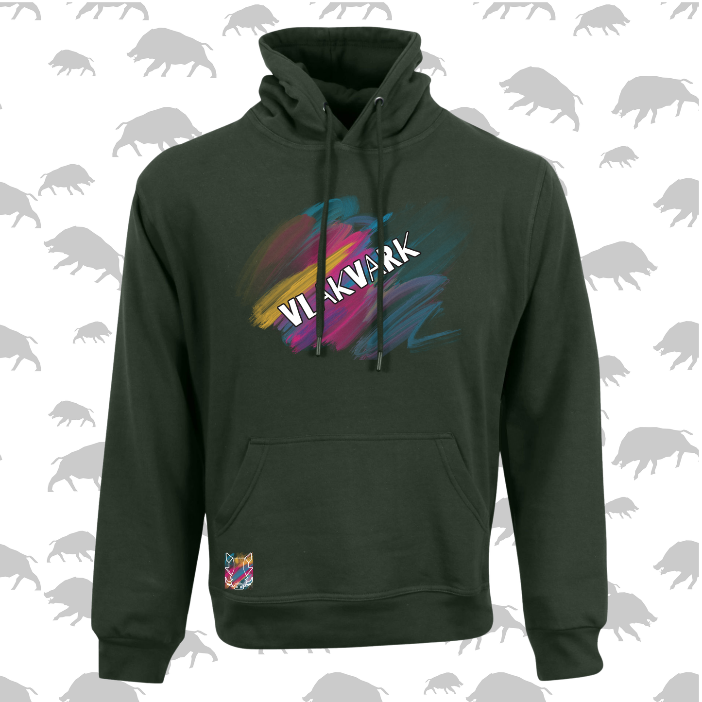 Vlakvark Hoodie V Mans en Dames (A)