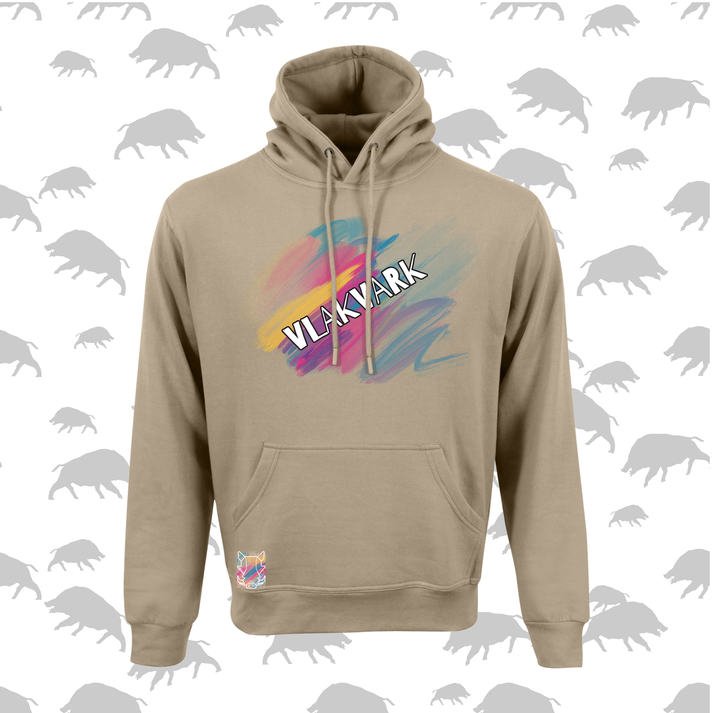 Vlakvark Hoodie V Mans en Dames (A)
