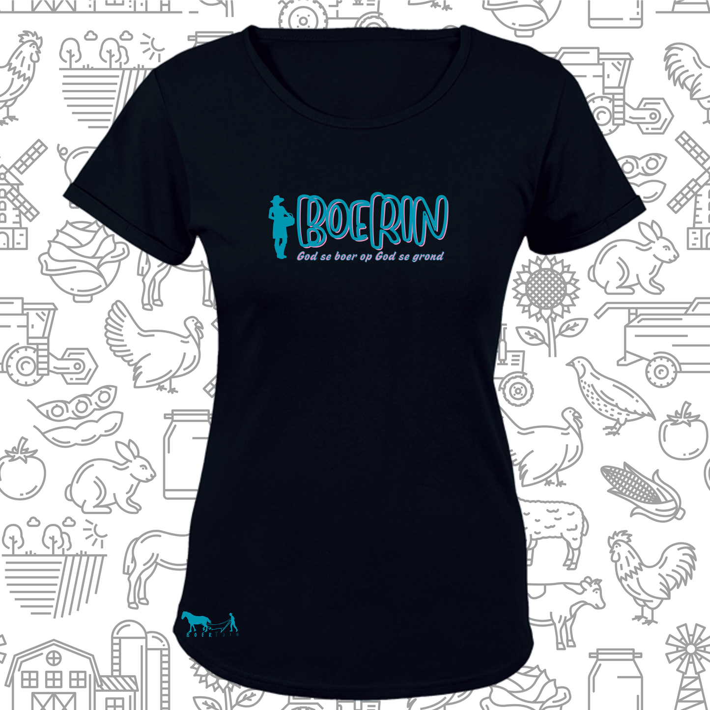 Boerin M T-Hemp vir Dames