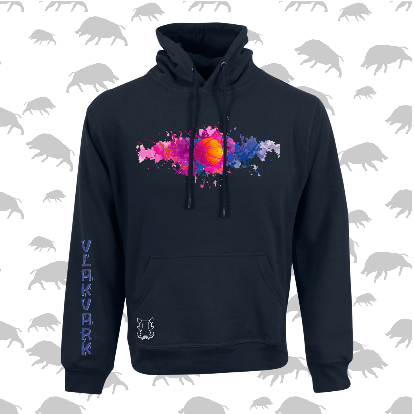 Vlakvark Hoodie V Mans en Dames