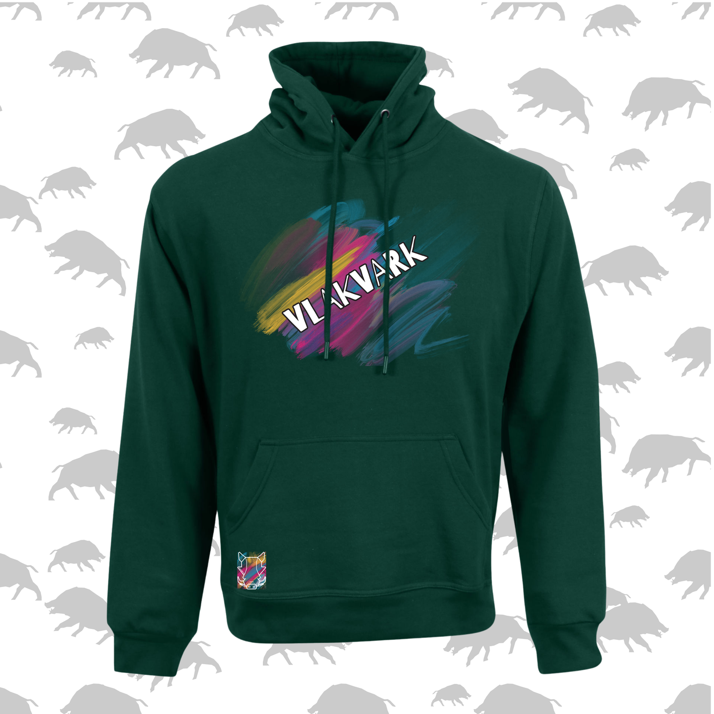 Vlakvark Hoodie V Mans en Dames (A)