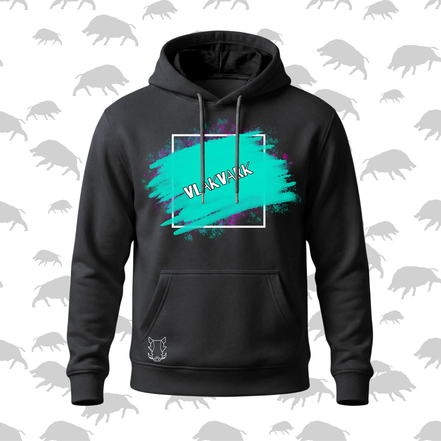 Vlakvark Hoodie V Mans en Dames (A)