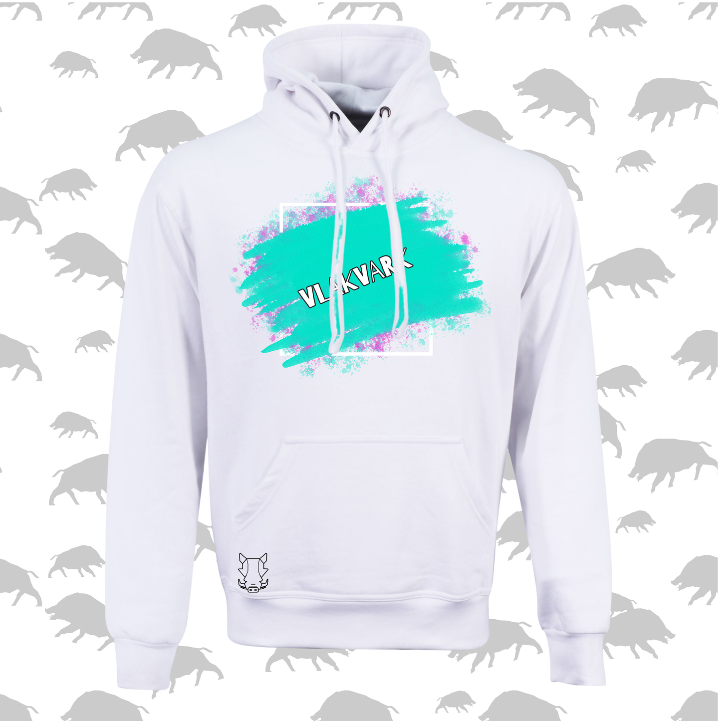 Vlakvark Hoodie V Mans en Dames (A)