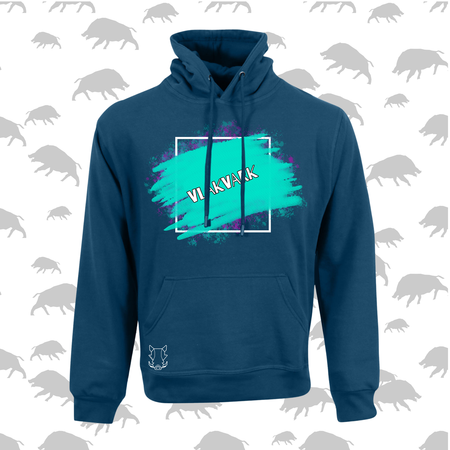 Vlakvark Hoodie V Mans en Dames (A)