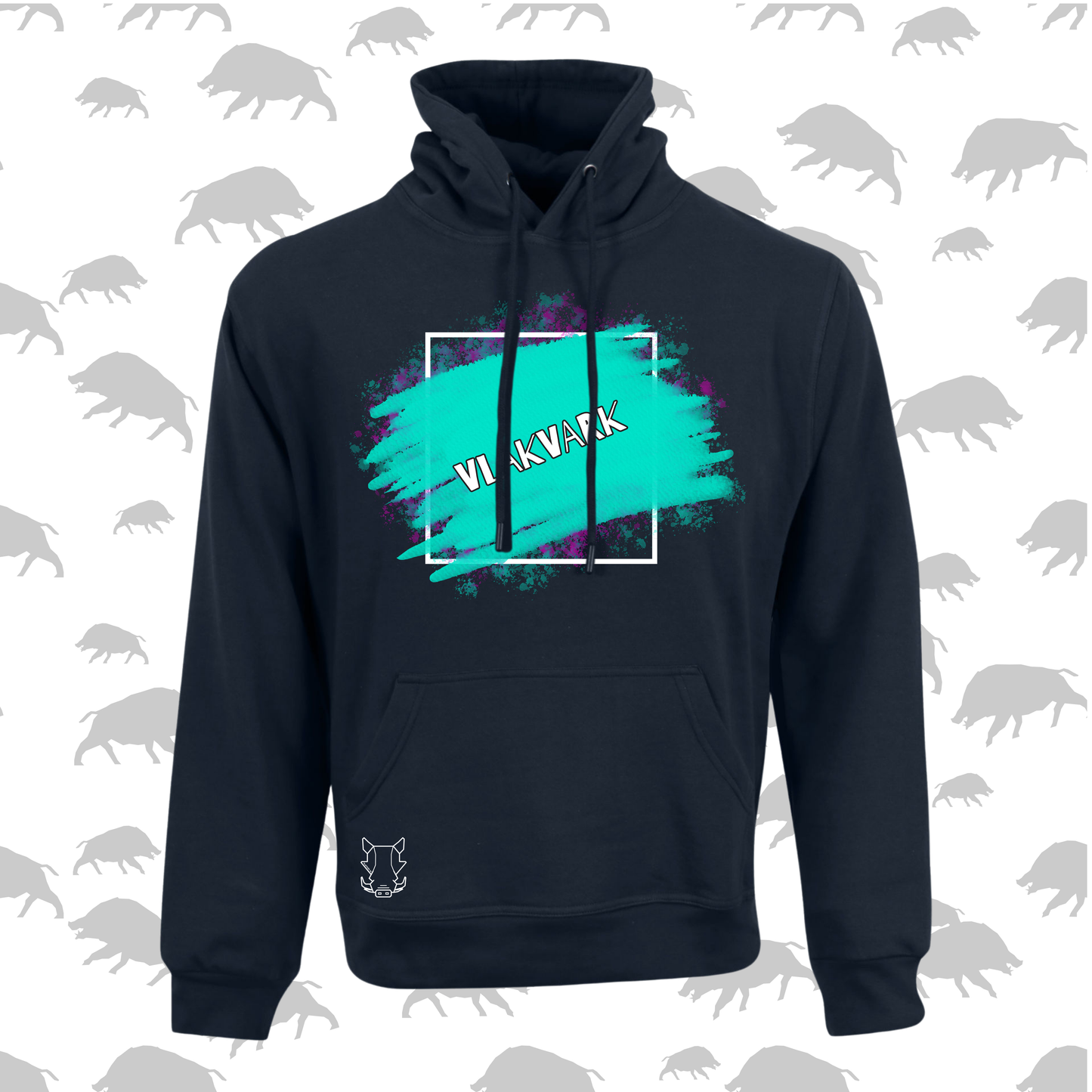 Vlakvark Hoodie V Mans en Dames (A)