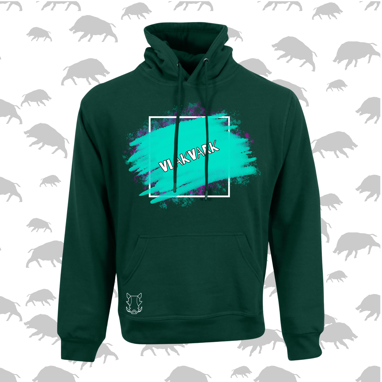 Vlakvark Hoodie V Mans en Dames (A)
